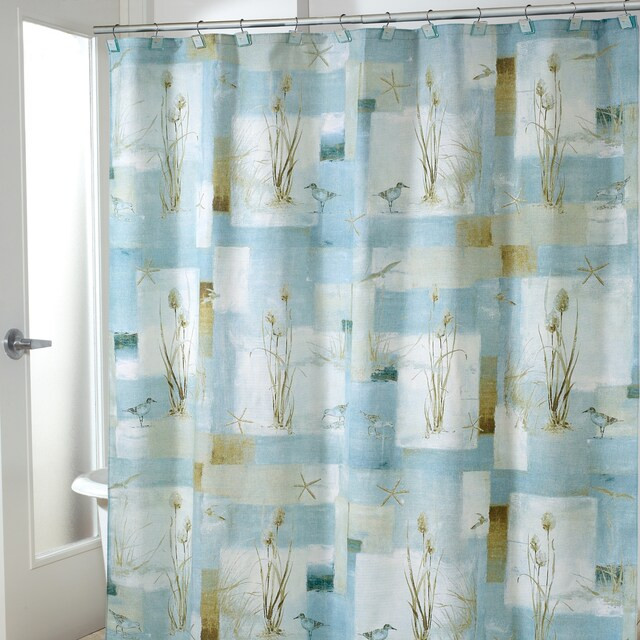 Kohls Bathroom Shower Curtains
 Avanti Blue Waters Fabric Shower Curtain