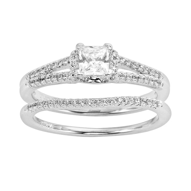 Kohls Wedding Rings
 Princess Cut Certified Diamond Engagement Ring Set in 14k