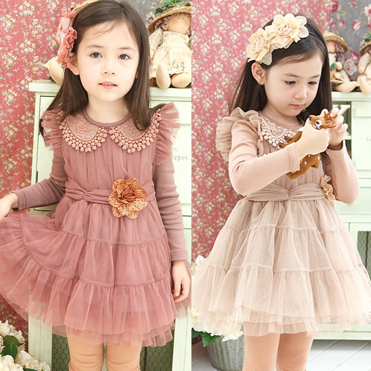 Korean Kids Fashion
 Korean autumn winter children s clothing kids dresses for