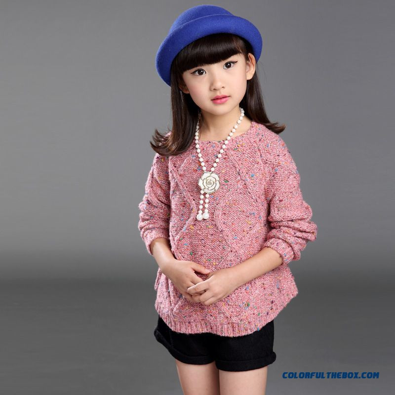 Korean Kids Fashion
 Cheap 2016 New Korean Fashion Color Blended Yarn Sweater
