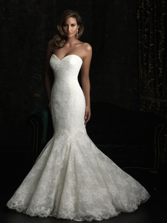 Lace Mermaid Wedding Gown
 15 Wedding Gowns to Fall For from Allure Bridals