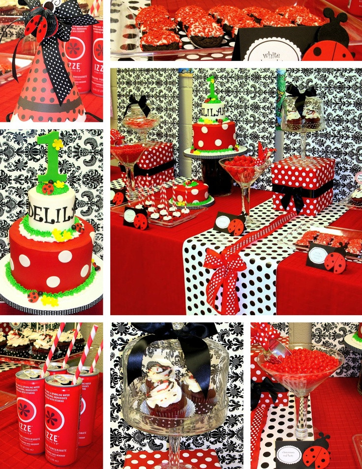 Ladybug 1st Birthday Decorations
 Ladybug 1st Birthday Party Ideas