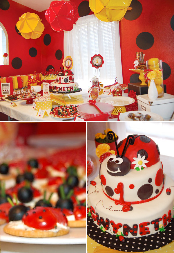 Ladybug 1st Birthday Decorations
 Ladybug Birthday Party Craft & Creative Hostess with
