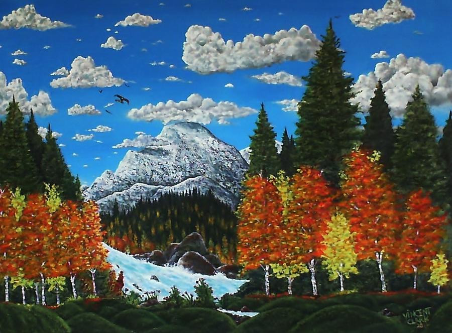 Landscape Painting Artists
 burn spear Colorado Landscape Paintings