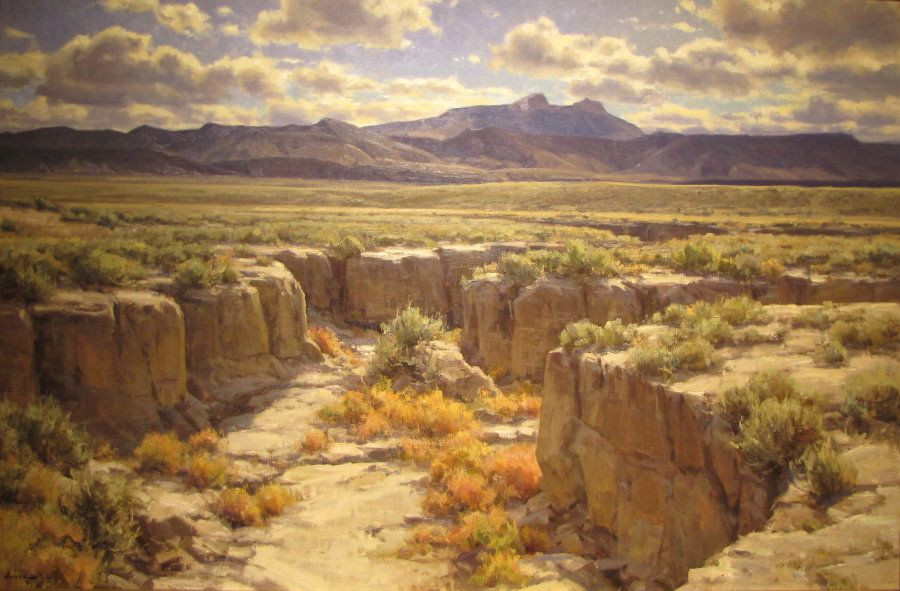 Landscape Painting Artists
 Tumble Weeds Clyde Aspevig