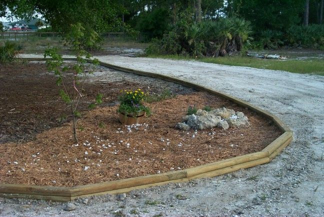 Landscape Timber Edging Ideas
 landscape timbers driveway edging Google Search