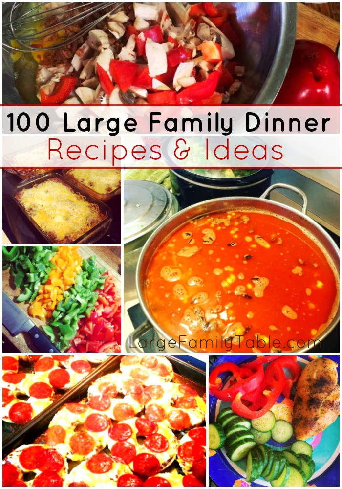Large Dinner Party Ideas
 Cheap Meals for Families