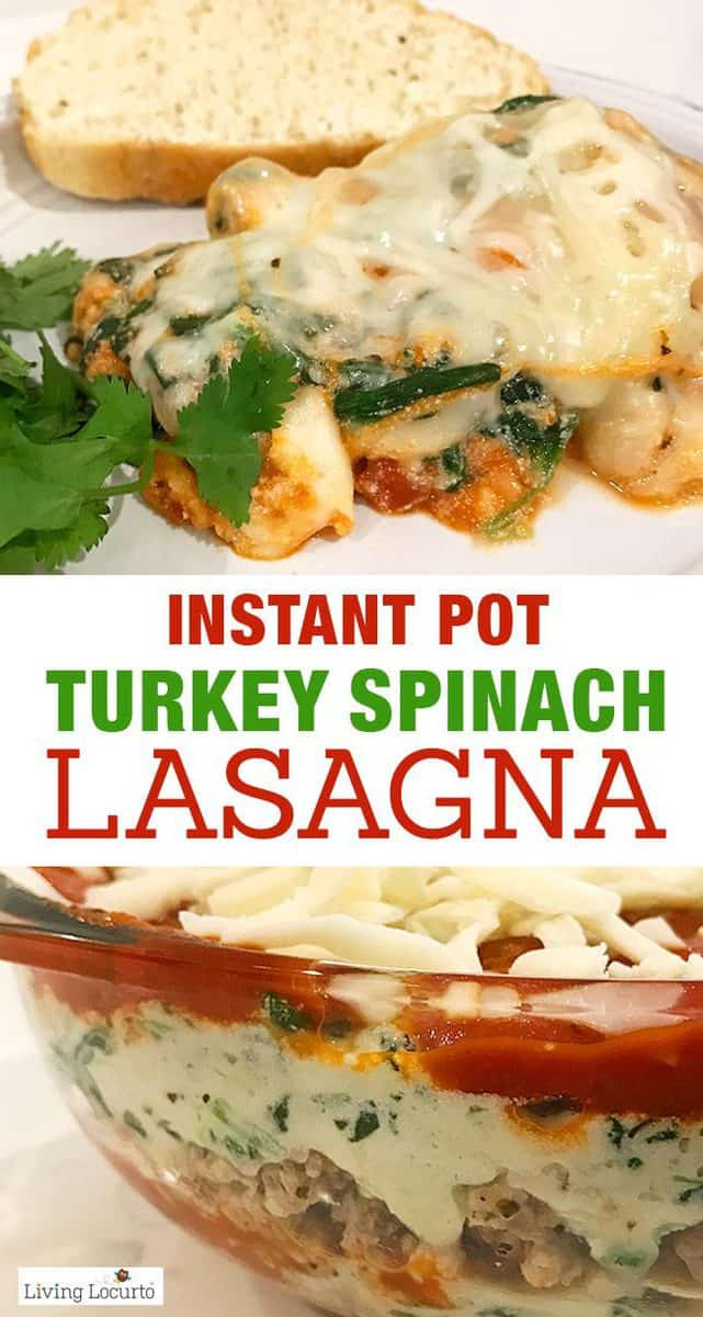 Lasagna In Pressure Cooker
 Turkey Spinach Instant Pot Lasagna