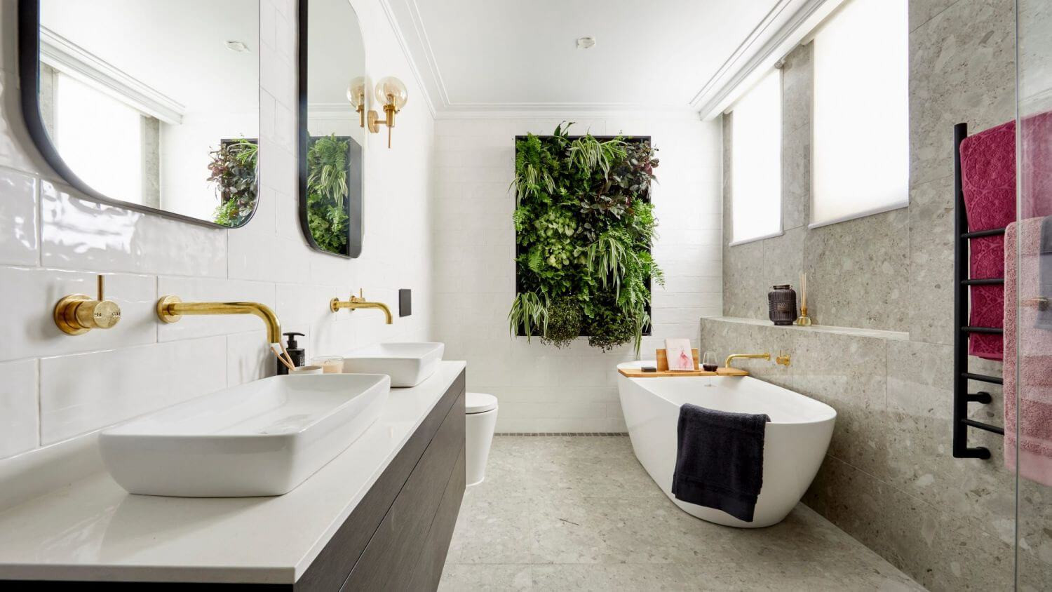 Latest Bathroom Designs
 Freshen Up Your Dated Bath With New Bathroom Trends For