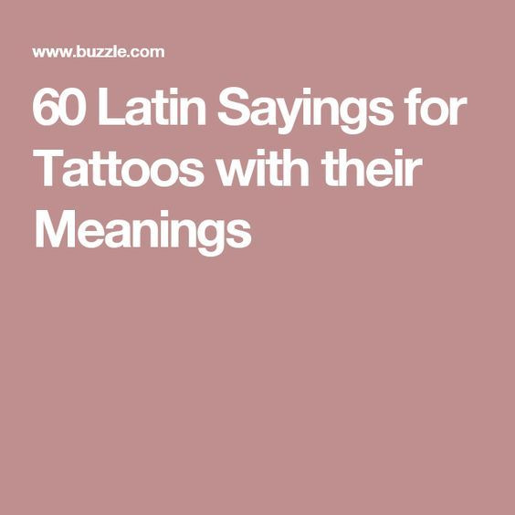 Latin Quotes About Family
 60 Captivating Latin Sayings for Tattoos With Their