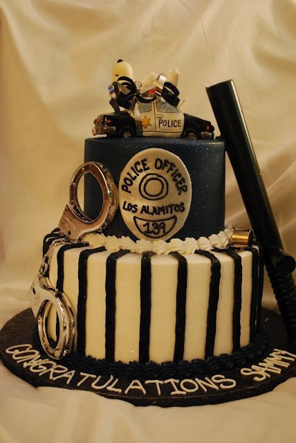Law Enforcement Retirement Party Ideas
 Police cake in 2019