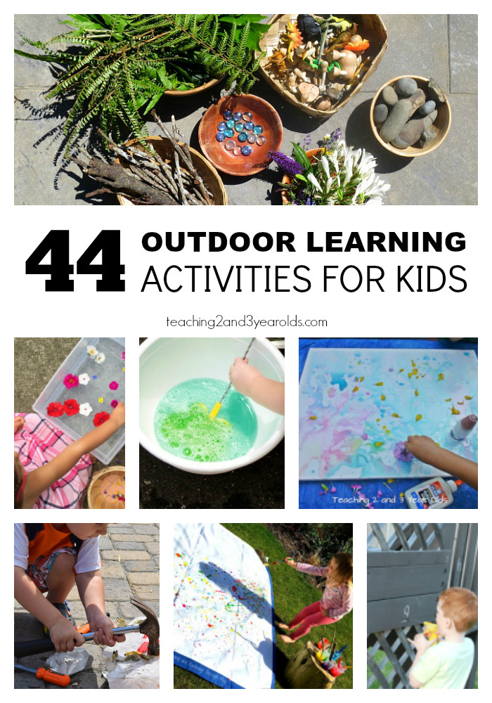 Learning Crafts For Preschoolers
 44 Preschool Outdoor Learning Ideas