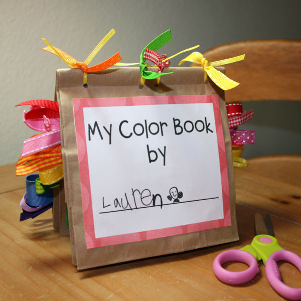 Learning Crafts For Preschoolers
 Free Printable Color Book preschool craft – Tip Junkie