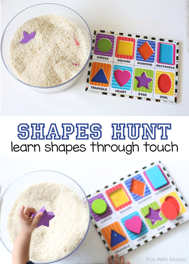 Learning Crafts For Preschoolers
 Preschool Shapes Activity Hunt