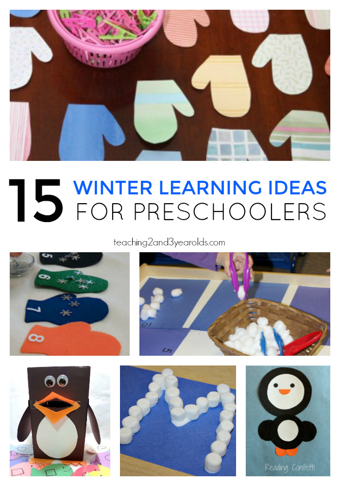 Learning Crafts For Preschoolers
 15 Winter Learning Activities for Preschoolers