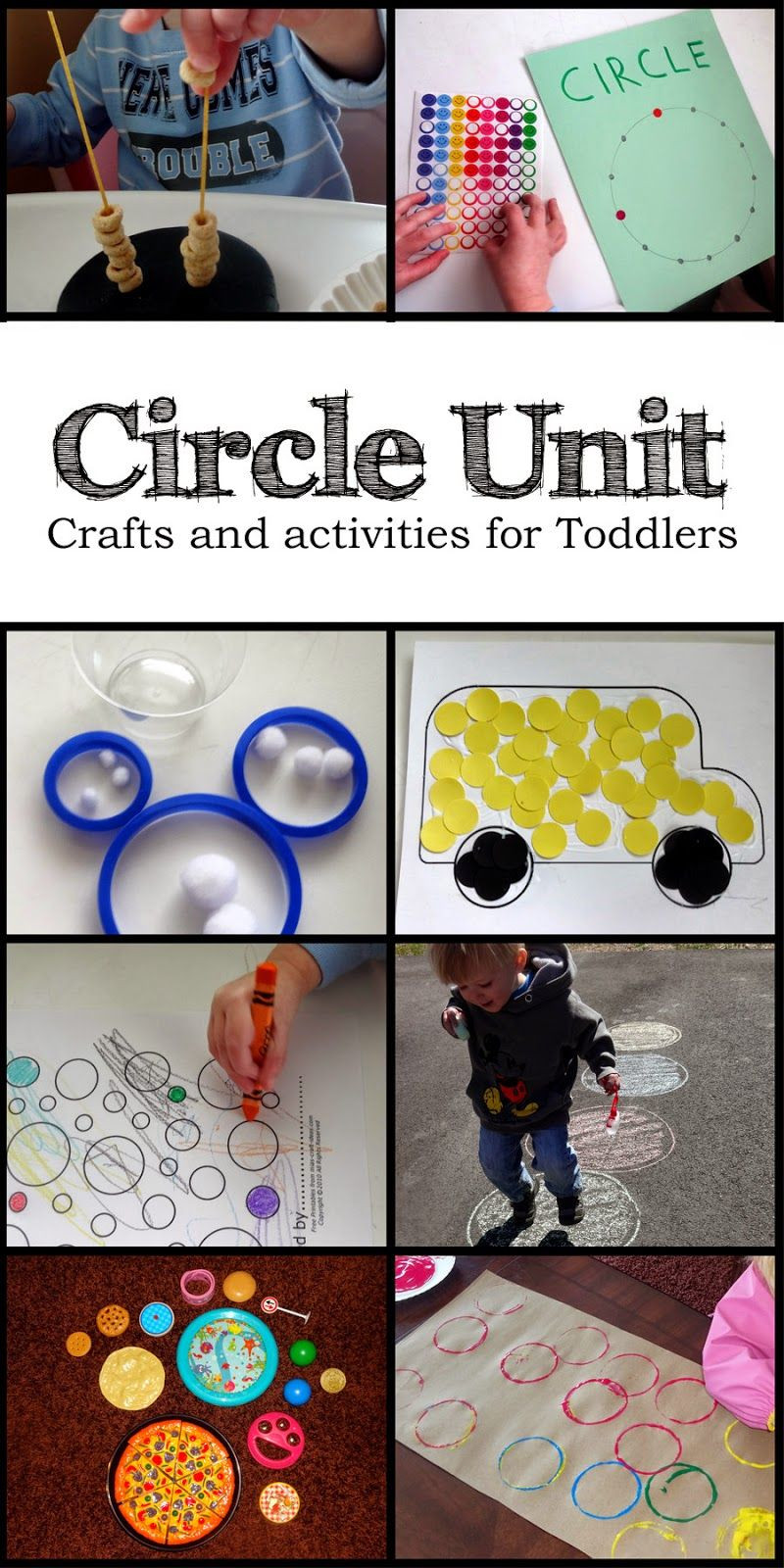 Learning Crafts For Preschoolers
 Circles Crafts and activities for toddlers learning
