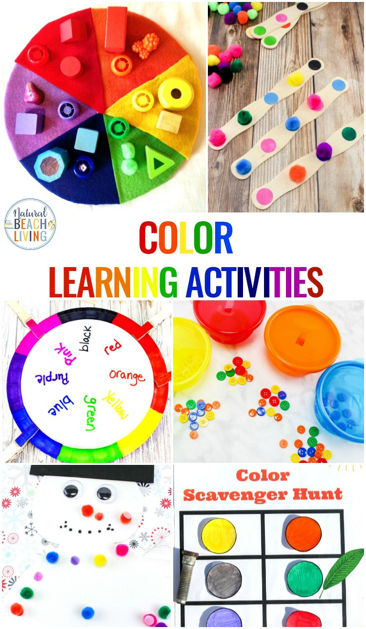 Learning Crafts For Preschoolers
 Color Activities for Toddlers Preschool and Kindergarten
