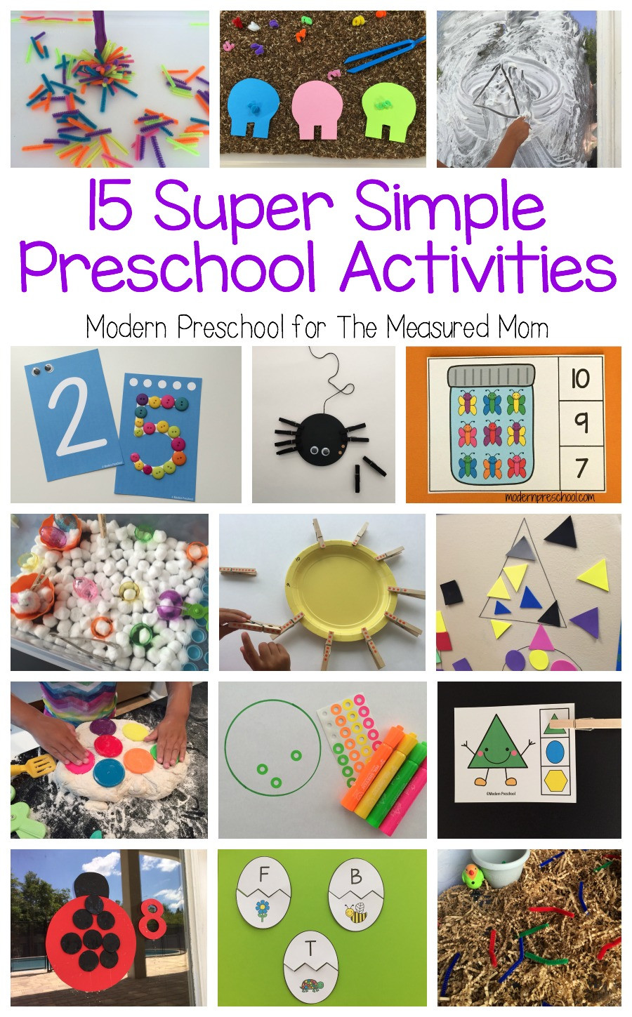 Learning Crafts For Preschoolers
 15 Super simple learning centers for preschool The