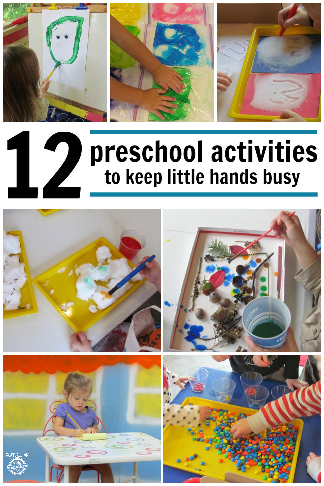 Learning Crafts For Preschoolers
 12 Preschool Activities to Keep Little Hands Busy