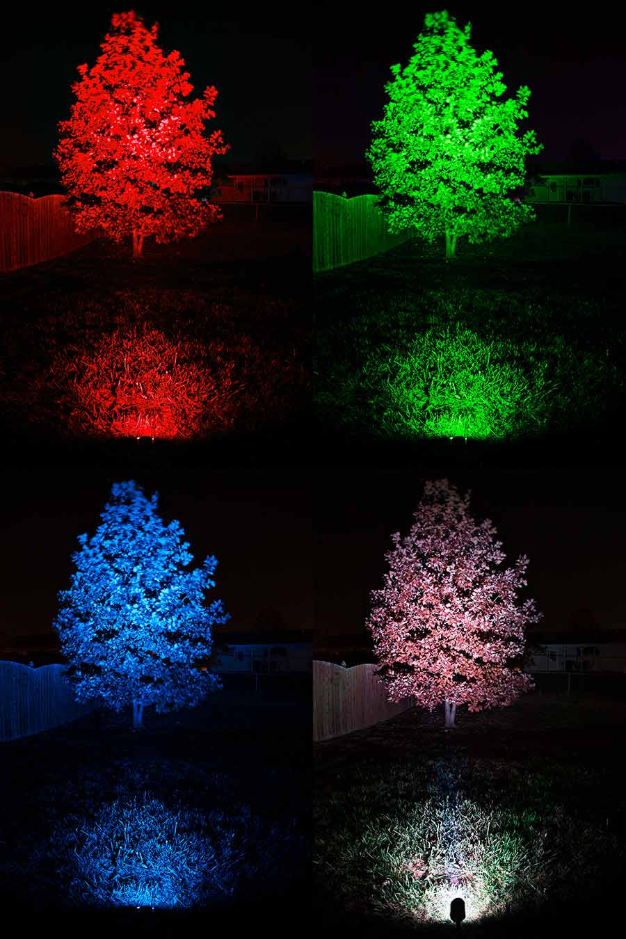 Led Landscape Lighting
 18W Color Changing RGB LED Landscape Spotlight 40 Watt