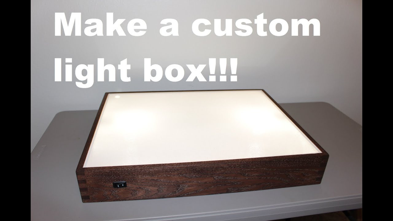 Led Lightbox DIY
 How to build a light box