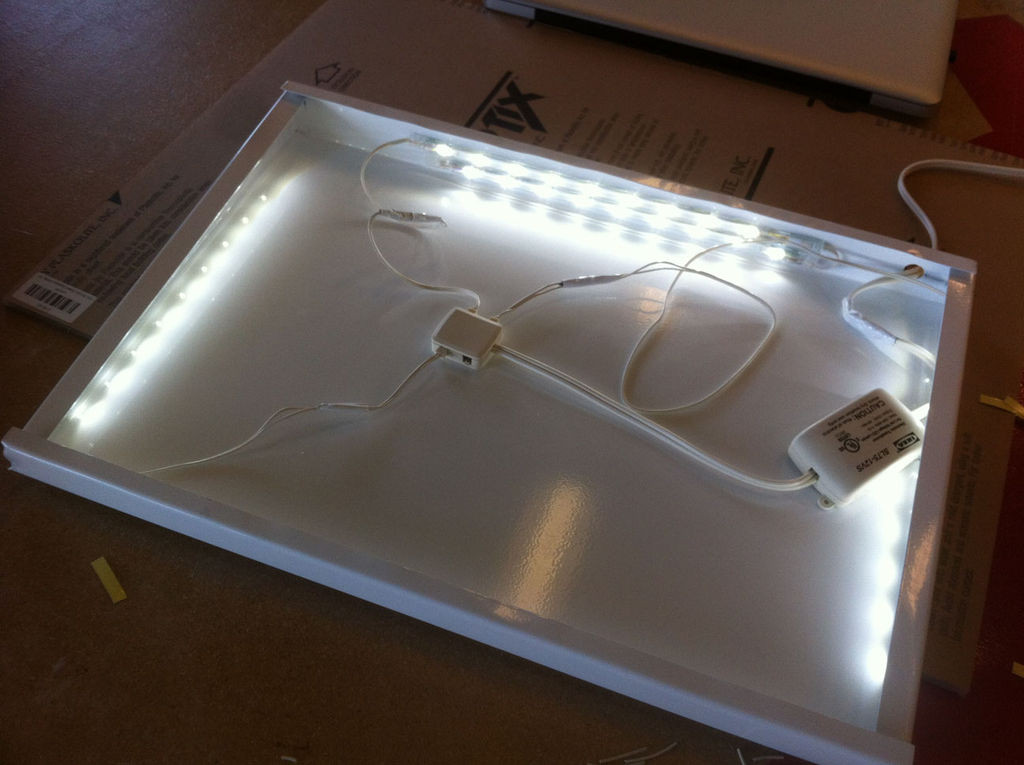 Led Lightbox DIY
 Inexpensive DIY LED Lightbox for Tracing 9 Steps with