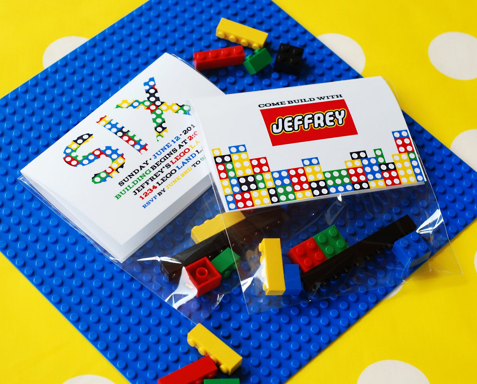 Lego Birthday Invitation
 Fabulous Features by Anders Ruff Custom Designs New to