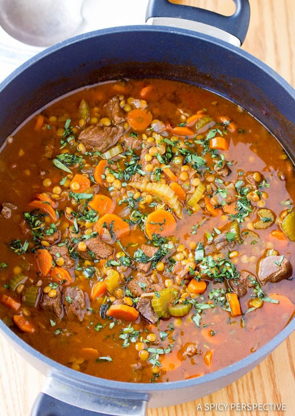 Lentil Stew Recipes
 Beef and Lentil Stew A Spicy Perspective