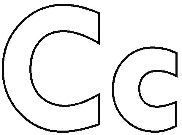 Letter C Coloring Pages For Toddlers
 materialforenglishclasses
