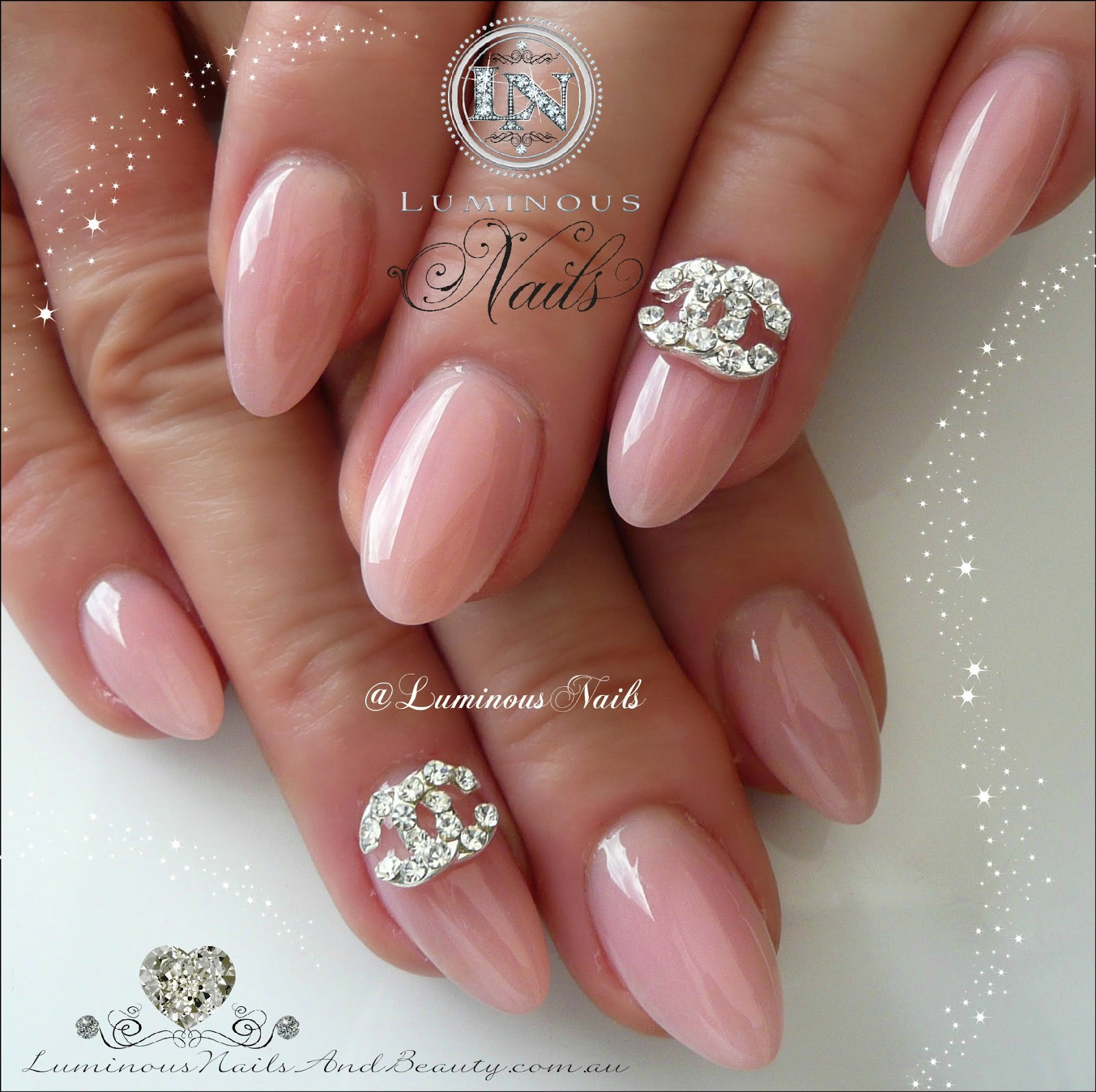 Light Pink Acrylic Nail Designs
 Top 45 Amazing Light Pink Acrylic Nails