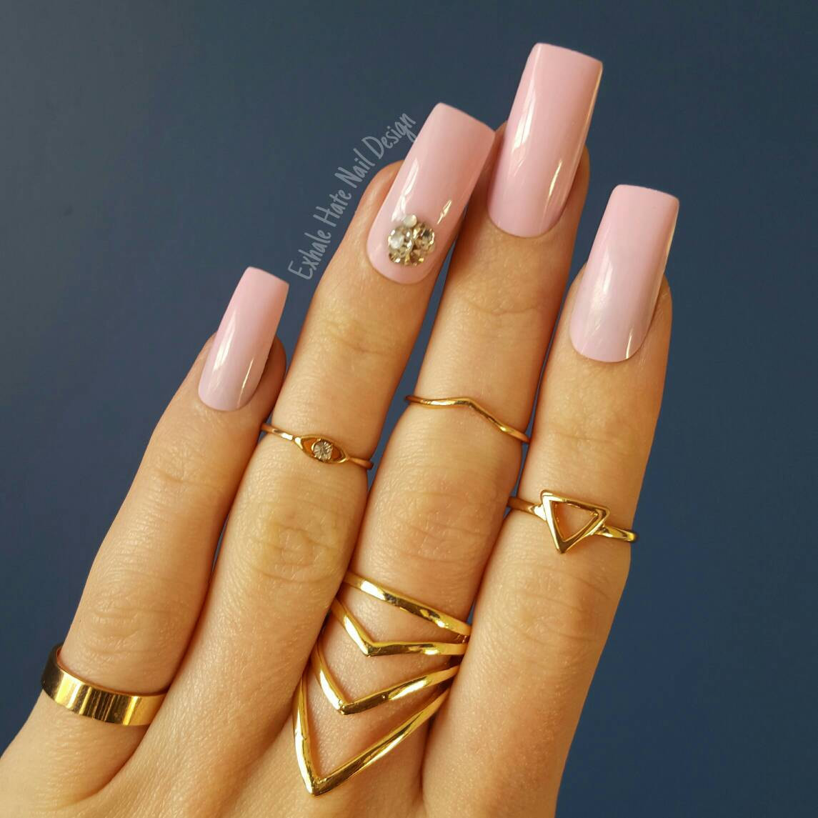 Light Pink Acrylic Nail Designs
 Top 45 Amazing Light Pink Acrylic Nails