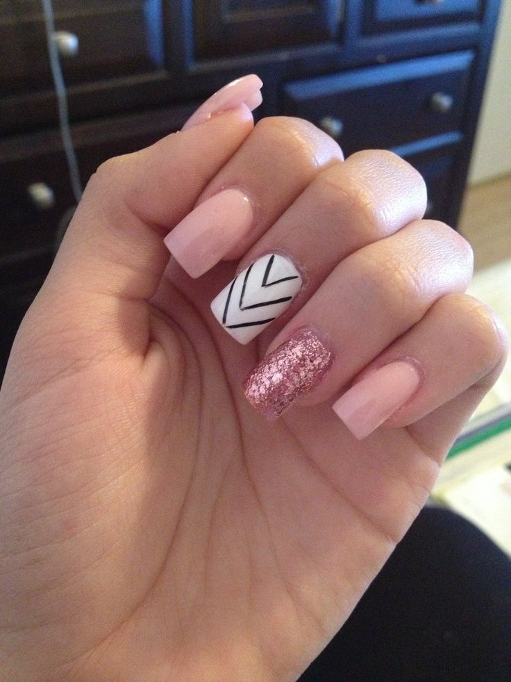 Light Pink Acrylic Nail Designs
 Light Pink Nail Designs With Bows Light pink nail designs