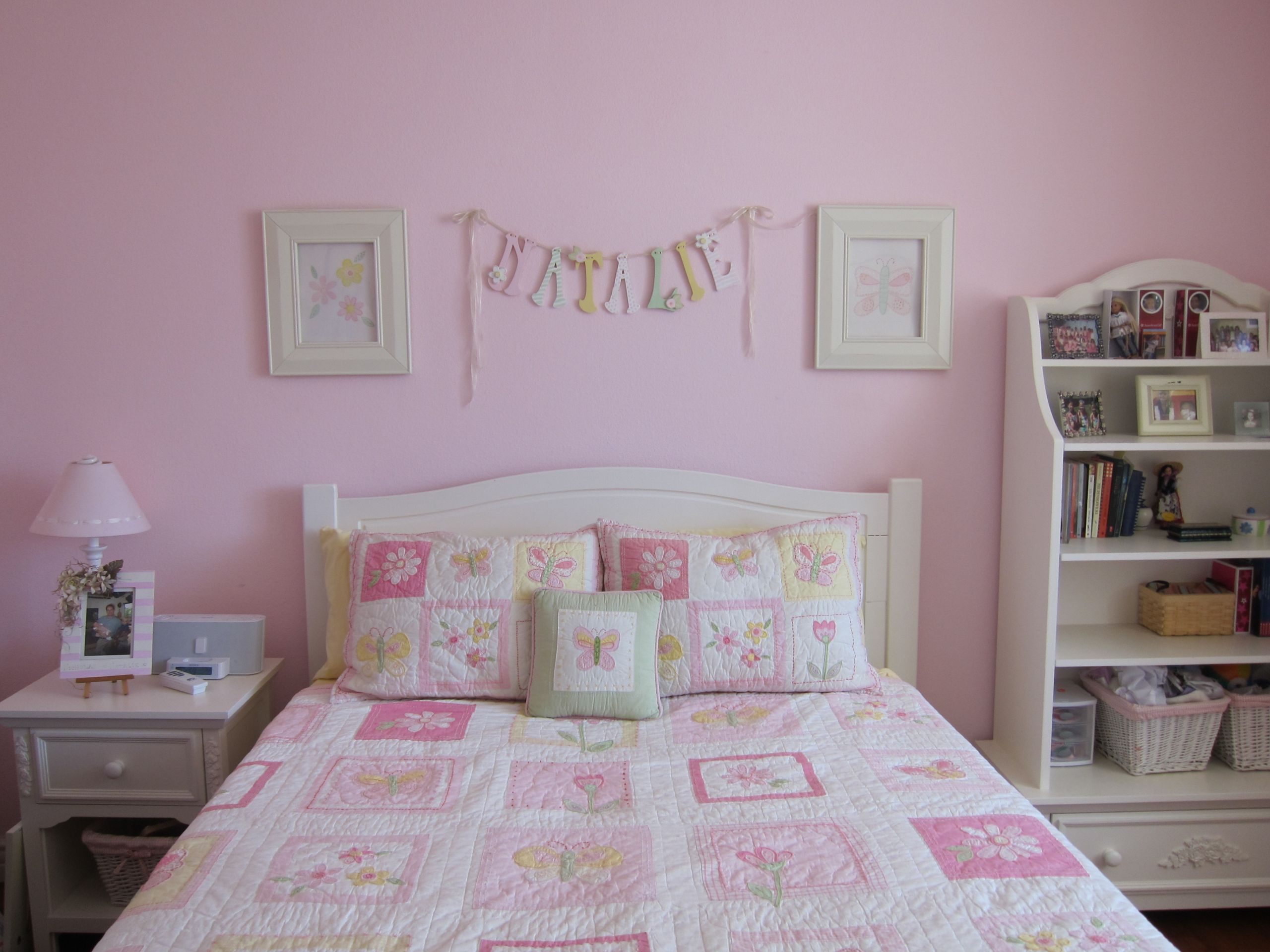 Light Pink Bedroom
 A Teen Bedroom Makeover