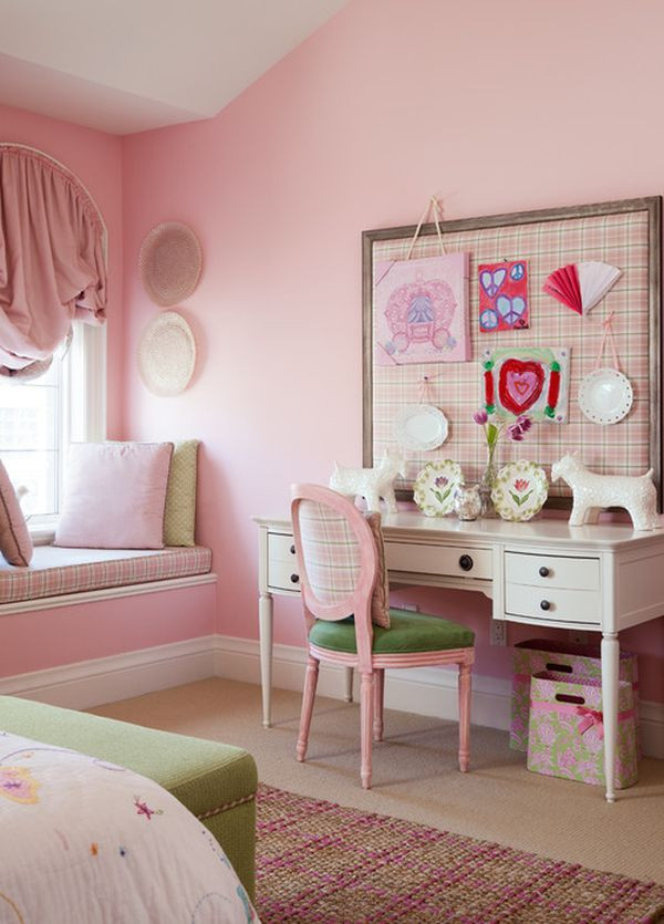 Light Pink Bedroom
 Dipped in Bubblegum Monochromatic Rooms