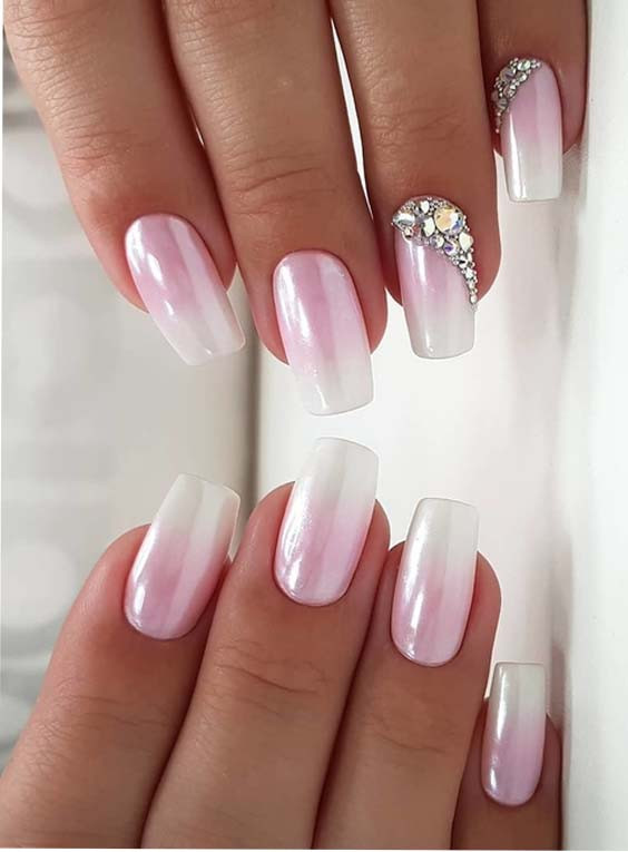 Light Pink Nail Ideas
 10 Cute Light Pink & White Nail Designs for 2018
