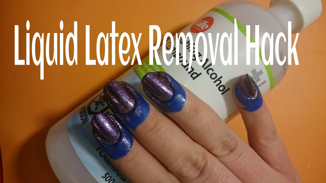 Liquid Latex For Nail Art
 Quick Gentle and Easy Removal of Liquid Latex nail art