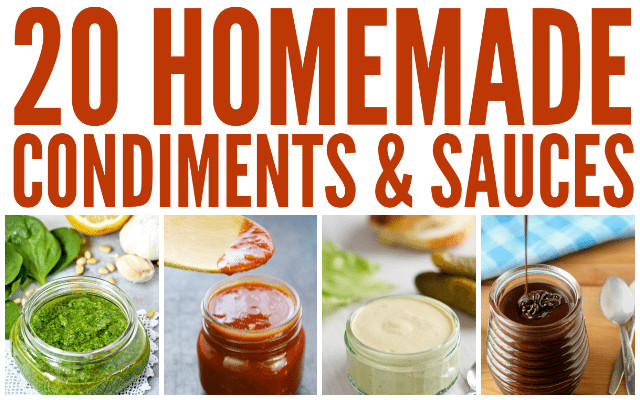 List Of Sauces And Condiments
 Homemade Condiments and Sauces Juggling Act Mama