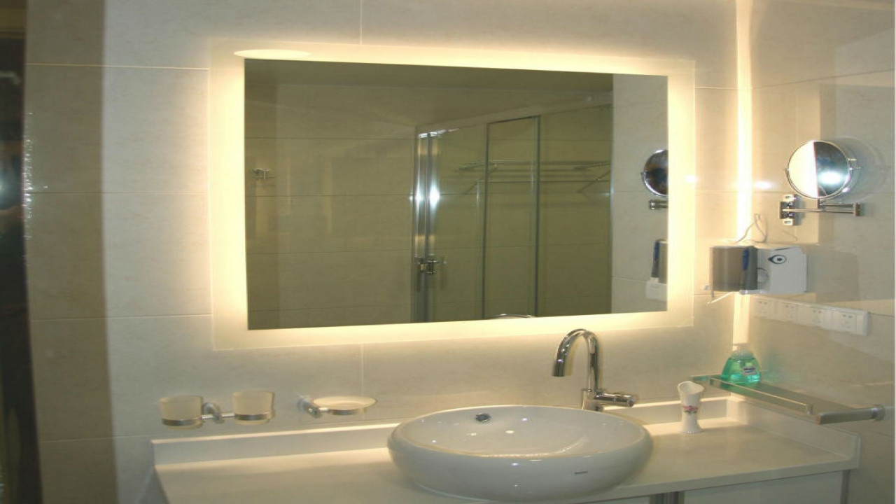 Lit Bathroom Mirror
 Lit bathroom mirror lighted bathroom mirrors backlit led