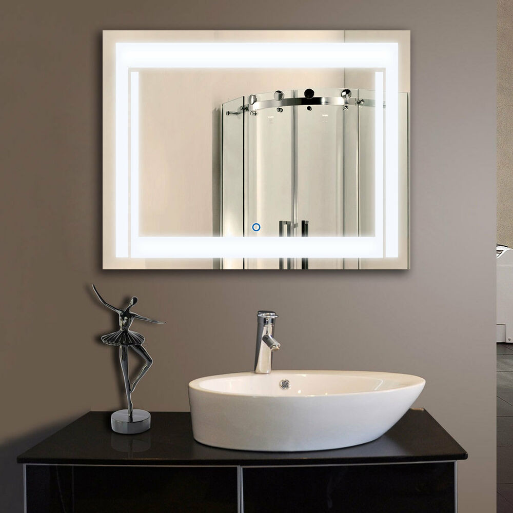 Lit Bathroom Mirror
 LED Bathroom Wall Mirror Illuminated Lighted Vanity Mirror