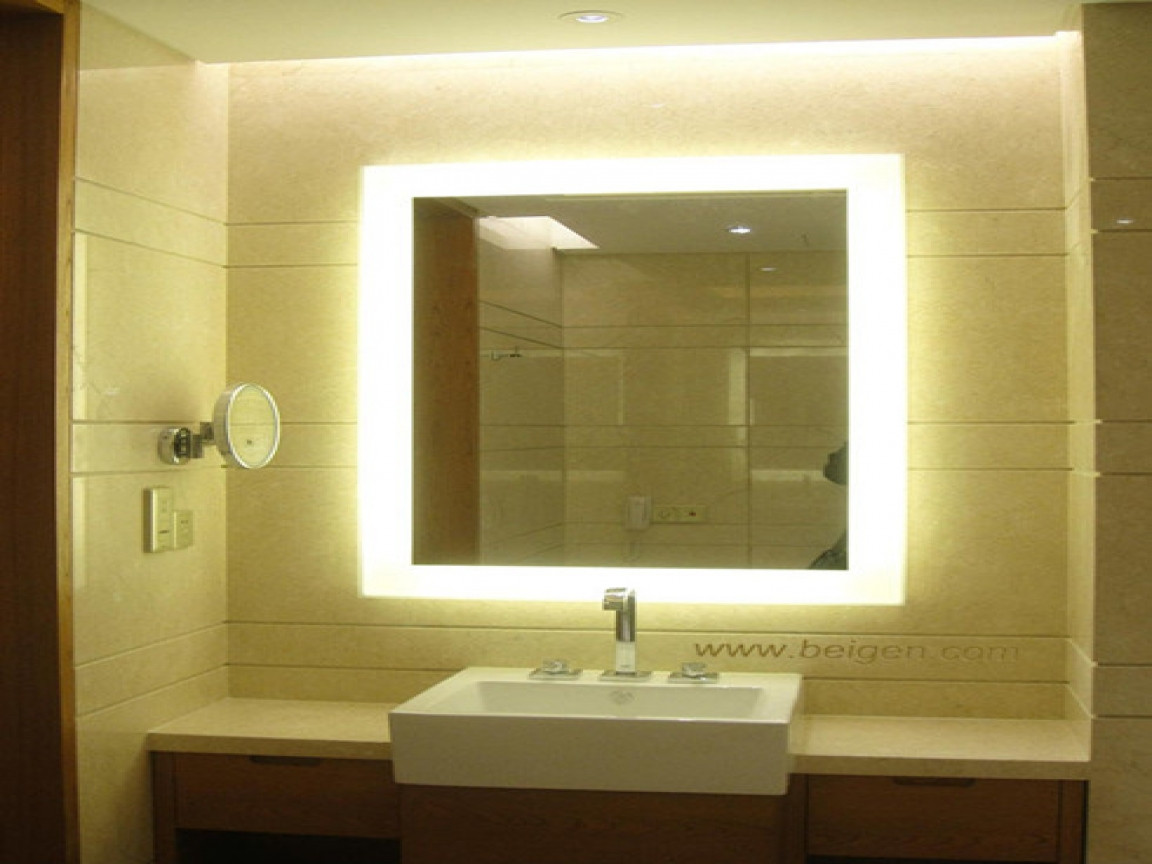 Lit Bathroom Mirror
 Illuminated vanity mirror backlit vanity mirror lighted