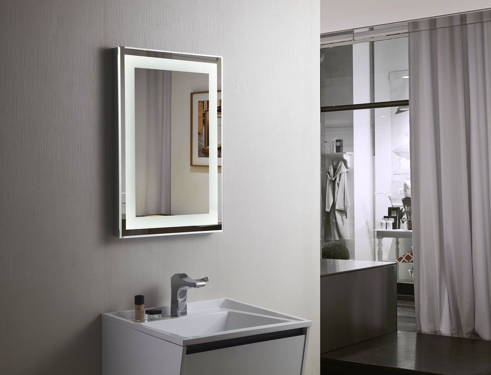 Lit Bathroom Mirror
 Bathroom Mirror LED Backlit Mirror Illuminated LED