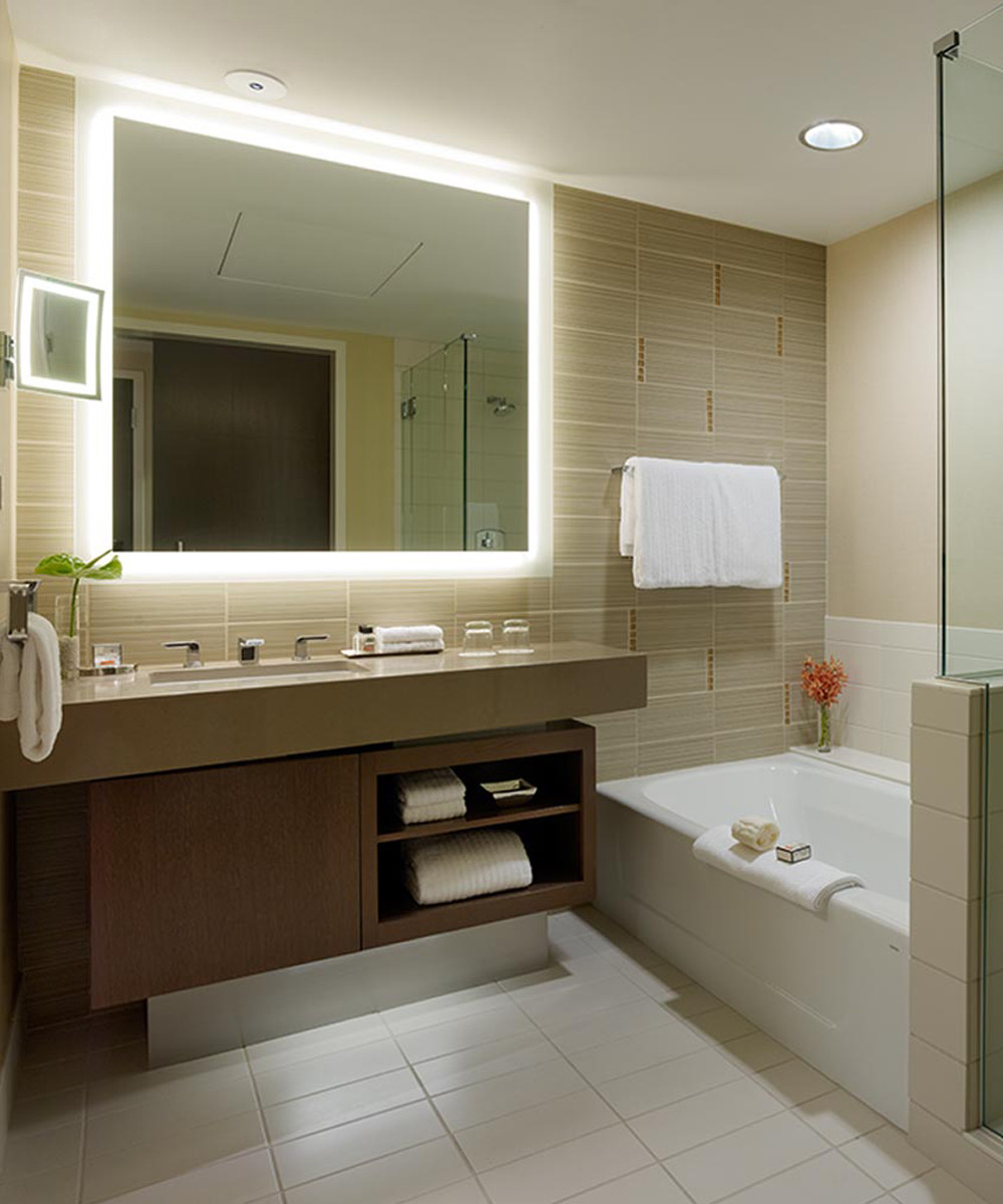 Lit Bathroom Mirror
 Silhouette™ LED Lighted Bathroom Mirror
