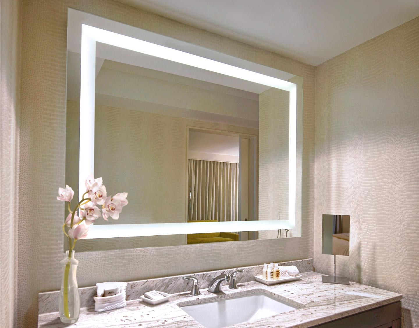 Lit Bathroom Mirror
 Lighted Mirrors pixball