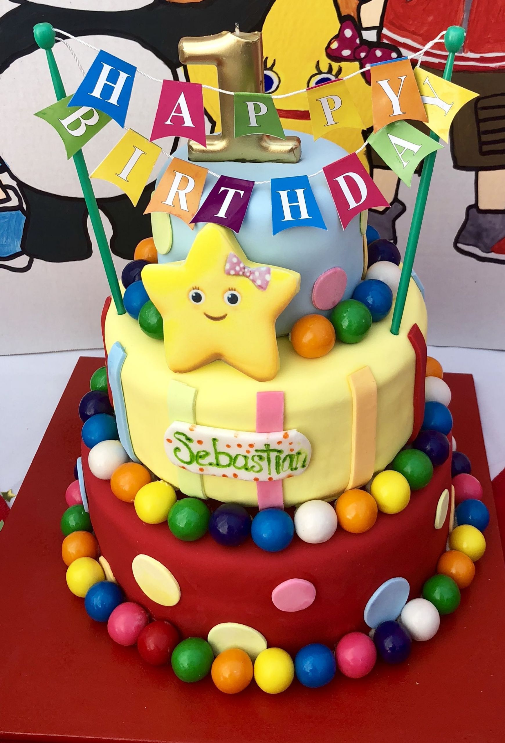Little Baby Bum Themed Party
 Little baby bum cake Eliana s 1st bday in 2019