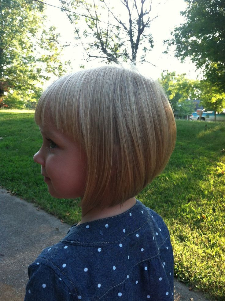 Little Girl Bob Hairstyles
 Cute for shorter length Like the stacked look in the back