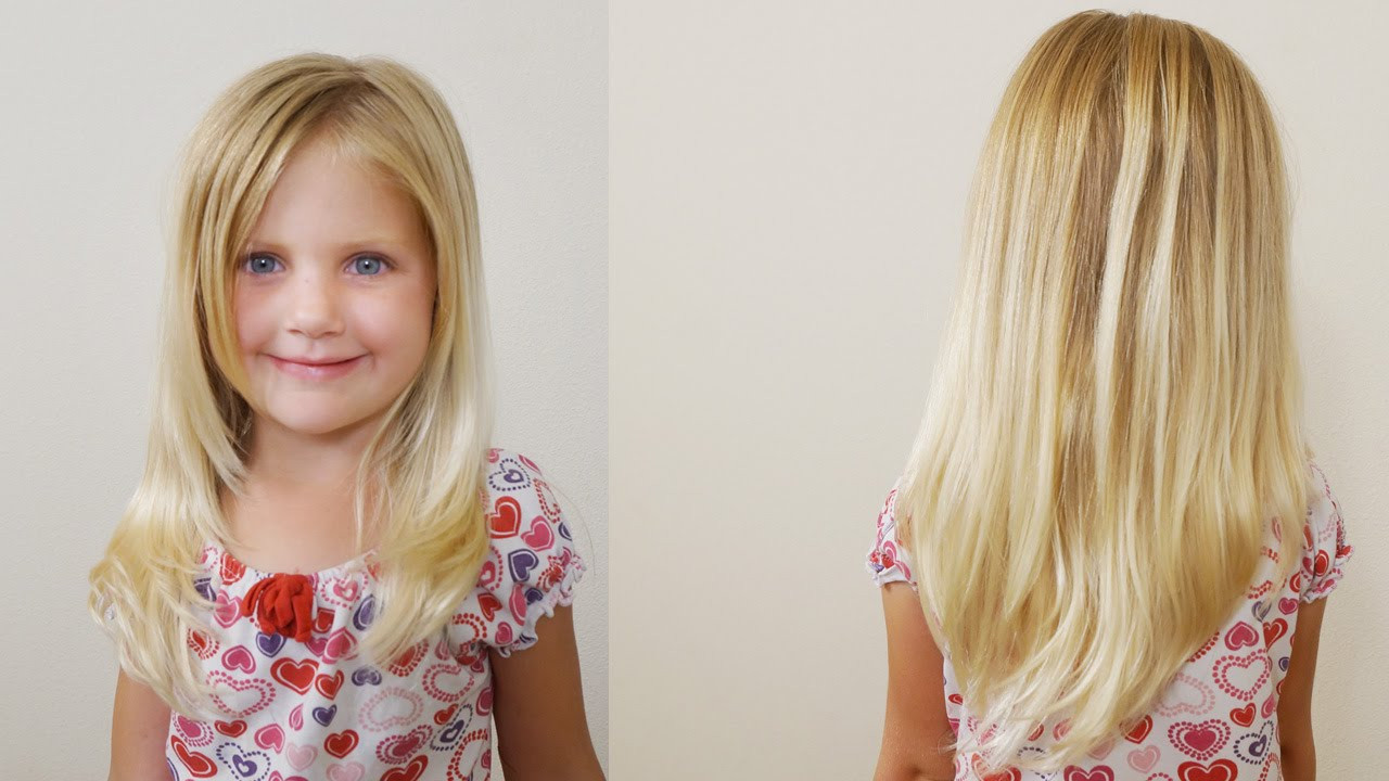 Little Girl Long Layered Haircuts
 How To Cut Girls Hair Long Layered Haircut for Little