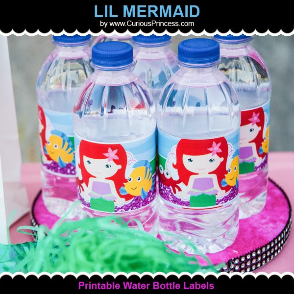 Little Mermaid Party Ideas
 Curious Princess Glittery Lil Mermaid Birthday Party ideas