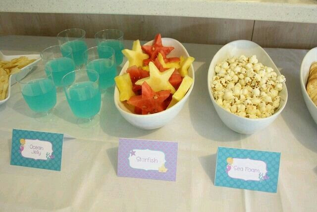 Little Mermaid Party Snack Ideas
 45 best images about Alyssia s Mermaid Party on Pinterest