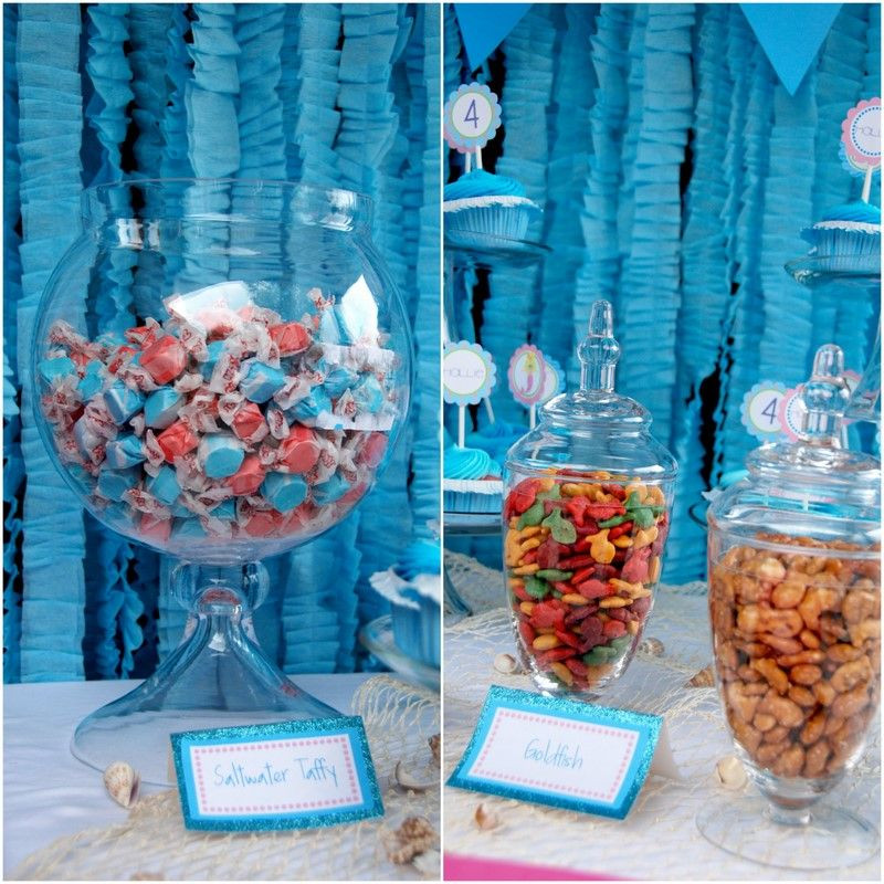 Little Mermaid Party Snack Ideas
 REAL PARTY Mermaids & Scuba Divers
