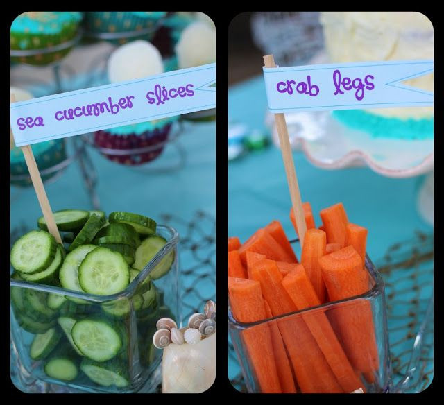 Little Mermaid Party Snack Ideas
 58 best images about Under the Sea Kids Birthday Party